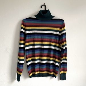 Diesel striped turtleneck sweater